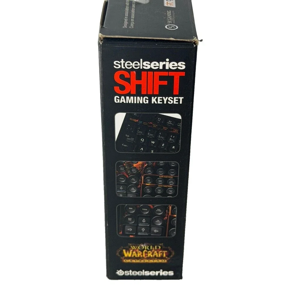 SteelSeries Shift World of Warcraft Cataclysm Keyset Keyboard Overlay WoW